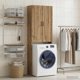 Vidaxl toiletkast utrecht artisanaal eiken 66 x 25,5 x 190 cm