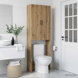Vidaxl toiletkast utrecht artisanaal eiken 66 x 25,5 x 190 cm