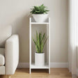 Vidaxl plantenstandaard wit 30 x 30 x 80 cm bewerkt hout