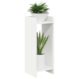 Vidaxl plantenstandaard 2 st wit 30 x 30 x 80 cm bewerkt hout