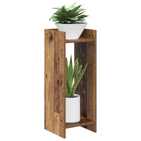 Vidaxl plantenstandaard oud hout 30 x 30 x 80 cm bewerkt hout