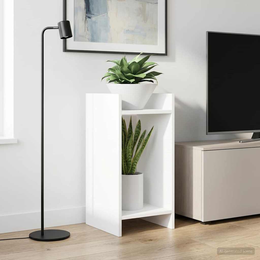 Vidaxl plantenstandaard wit 30 x 30 x 60 cm bewerkt hout