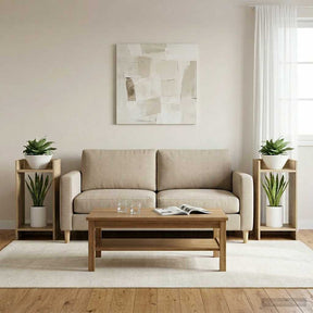 Vidaxl plantenstandaard 2 st sonoma eiken 30 x 30 x 60 cm bewerkt hout