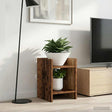 Vidaxl plantenstandaard 2 st oud hout 30 x 30 x 40 cm bewerkt hout