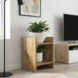 Vidaxl plantenstandaard 2 st artisanaal eiken 30 x 30 x 40 cm