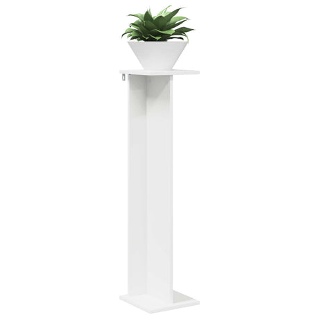 Vidaxl plantenstandaard wit 25 x 25,5 x 100,5 cm bewerkt hout