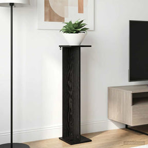 Vidaxl plantenstandaard 2 st zwart eiken 25 x 25,5 x 100,5 cm