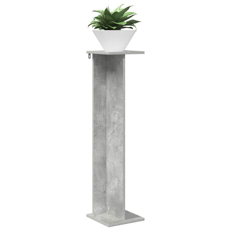 Vidaxl plantenstandaard 2 st betongrijs 25 x 25,5 x 100,5 cm