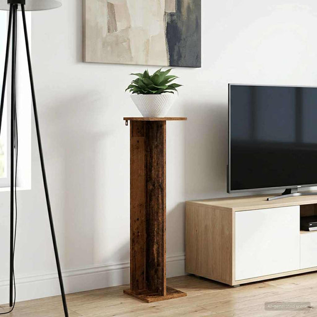 Vidaxl plantenstandaard 2 st oud hout 25 x 25,5 x 100,5 cm