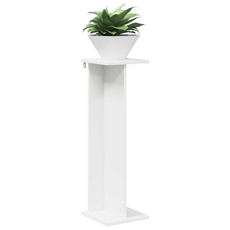 Vidaxl plantenstandaard wit 25 x 25,5 x 80,5 cm bewerkt hout