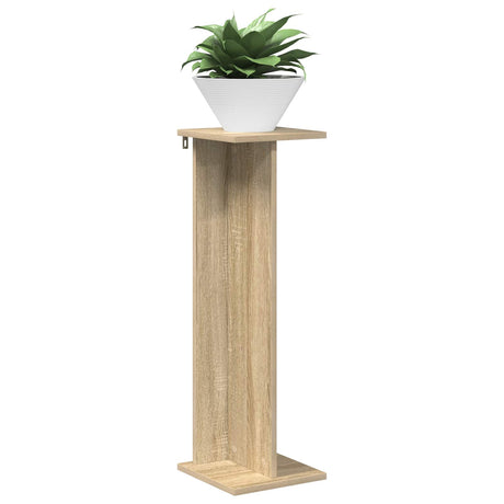 Vidaxl plantenstandaard 2 st sonoma eiken 25 x 25,5 x 80,5 cm