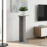 Vidaxl plantenstandaard 2 st grijs sonoma 25 x 25,5 x 80,5 cm