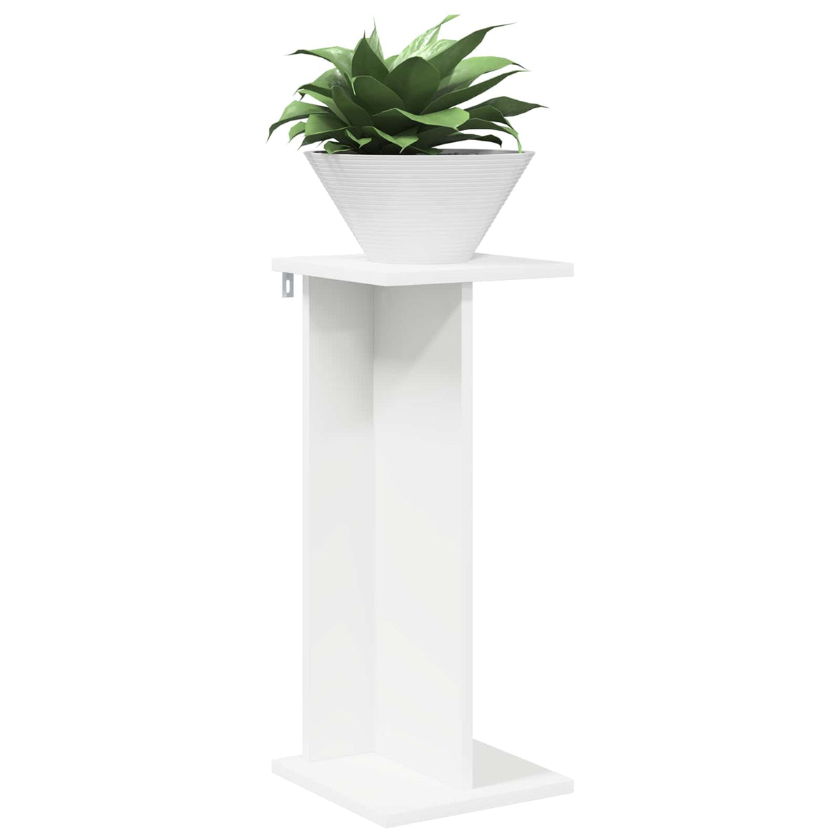 Vidaxl plantenstandaard wit 25 x 25,5 x 60,5 cm bewerkt hout