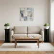 Vidaxl plantenstandaard 2 st zwart eiken 25 x 25,5 x 60,5 cm