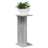 Vidaxl plantenstandaard 2 st grijs sonoma 25 x 25,5 x 60,5 cm