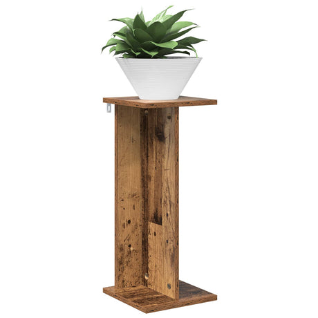 Vidaxl plantenstandaard oud hout 25 x 25,5 x 60,5 cm bewerkt hout