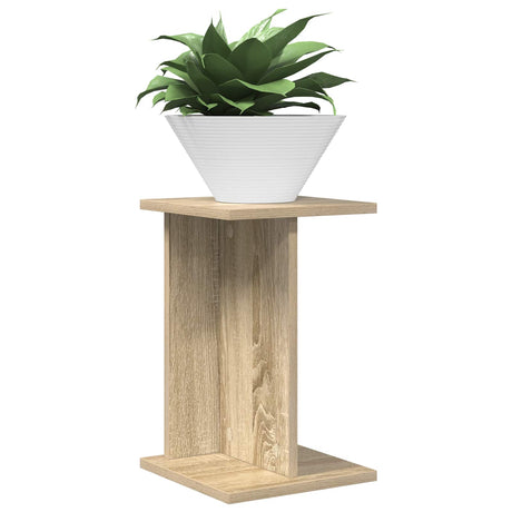 Vidaxl plantenstandaard 2 st sonoma eiken 25 x 25,5 x 40,5 cm