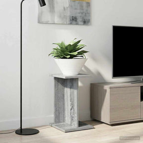 Vidaxl plantenstandaard 2 st grijs sonoma 25 x 25,5 x 40,5 cm