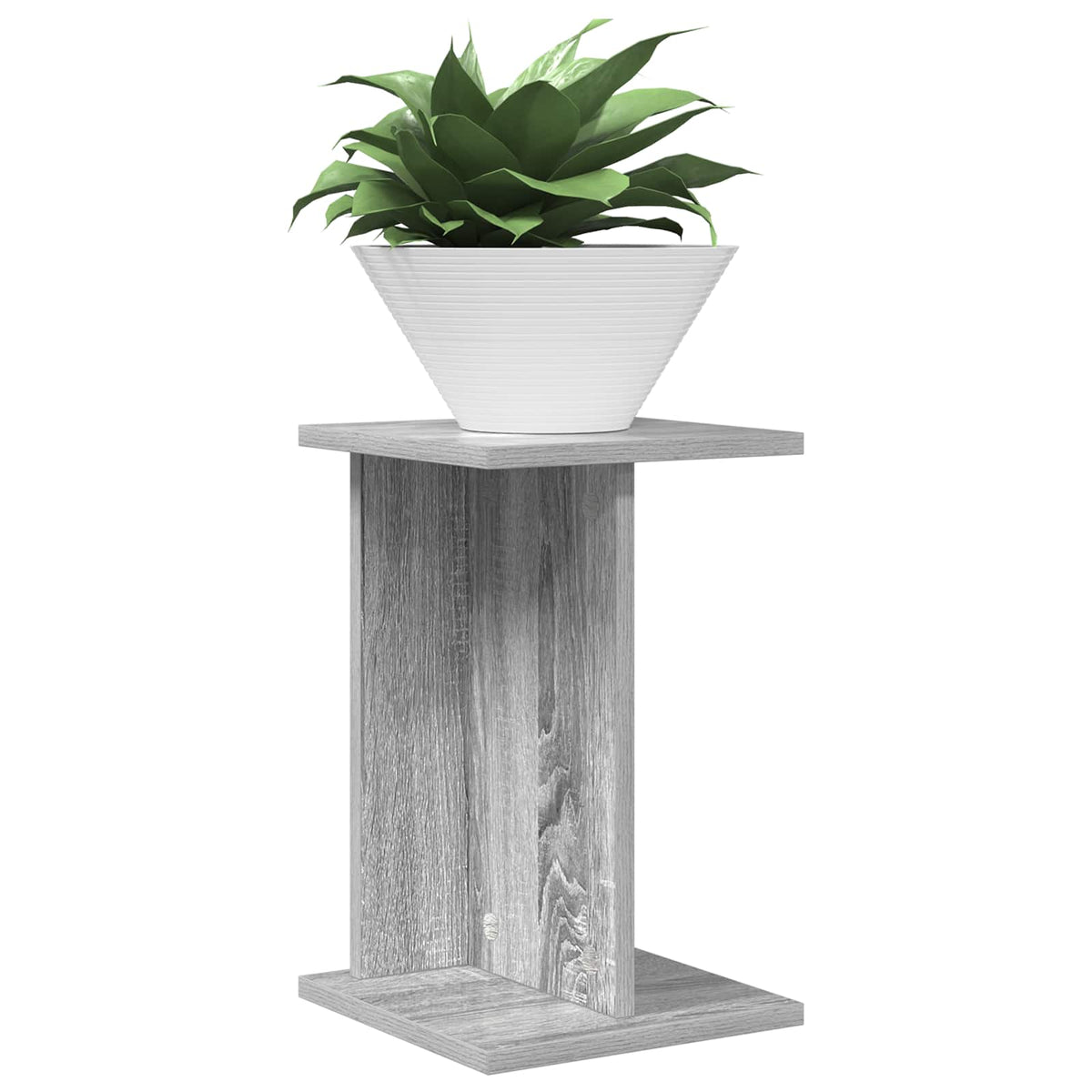 Vidaxl plantenstandaard 2 st grijs sonoma 25 x 25,5 x 40,5 cm