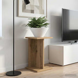 Vidaxl plantenstandaard artisanaal eiken 25 x 25,5 x 40,5 cm