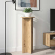 Vidaxl plantenstandaard 2 st artisanaal eiken ø40 x 100 cm