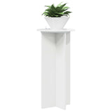 Vidaxl plantenstandaard 2 st hoogglans wit 40 x 40 x 80 cm