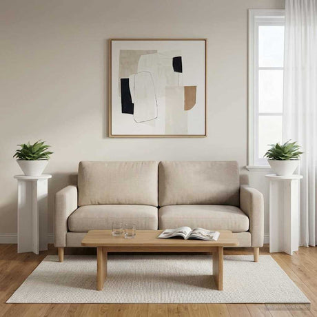 Vidaxl plantenstandaard 2 st wit ø29,5 x 60 cm bewerkt hout