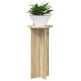 Vidaxl plantenstandaard 2 st sonoma eiken 29,5 x 29,5 x 60 cm