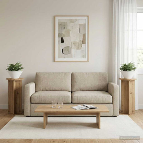 Vidaxl plantenstandaard 2 st artisanaal eiken 29,5 x 29,5 x 60 cm