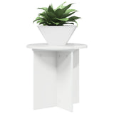 Vidaxl plantenstandaard 2 st hoogglans wit 40 x 40 x 40 cm