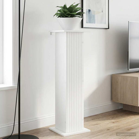 Vidaxl plantenstandaard 2 st wit 30,5 x 30 x 100,5 cm bewerkt hout