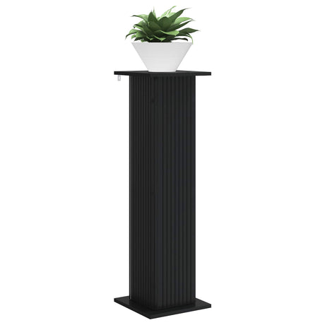 Vidaxl plantenstandaard 2 st zwart 30,5 x 30 x 100,5 cm bewerkt hout