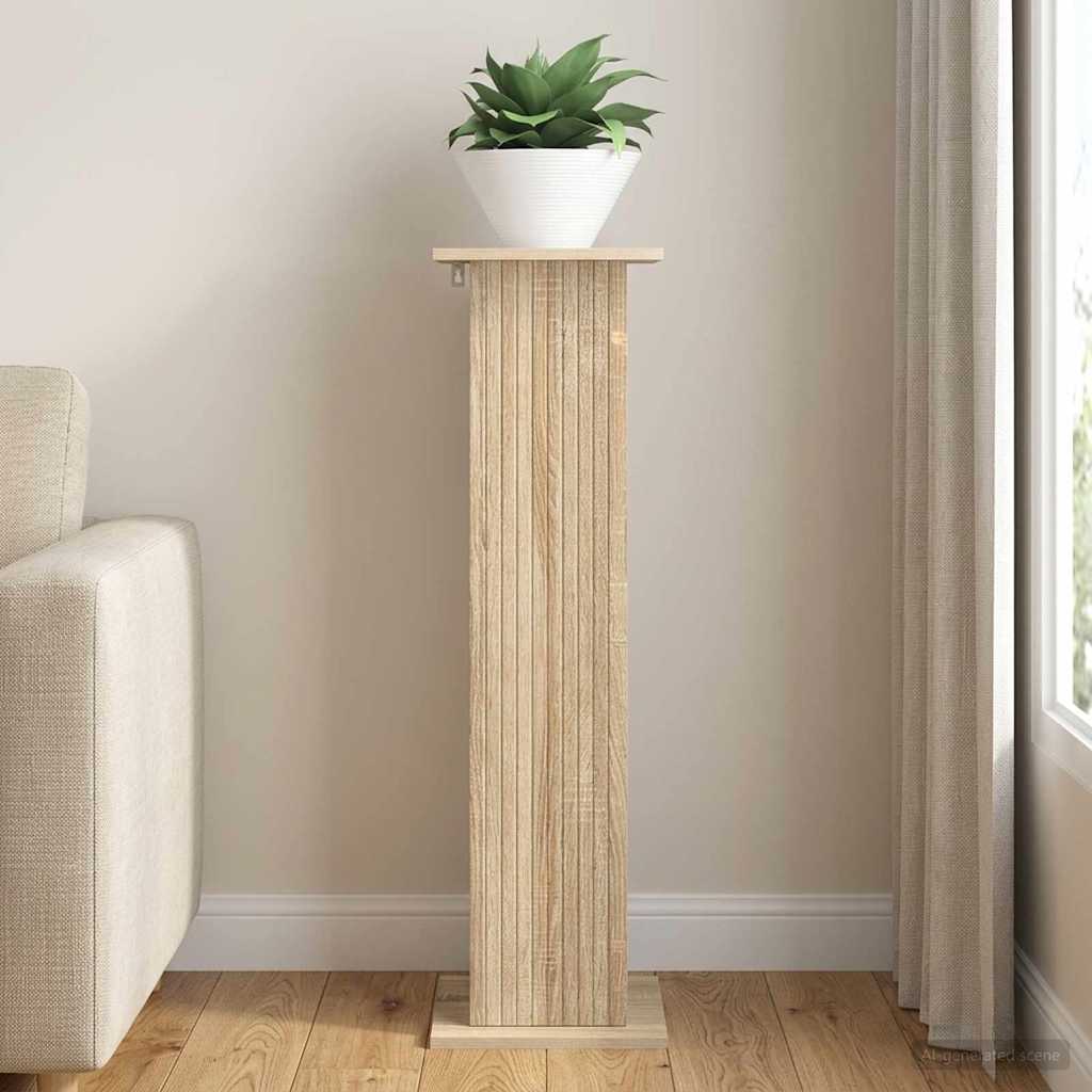 Vidaxl plantenstandaard sonoma eiken 30,5 x 30 x 100,5 cm bewerkt hout