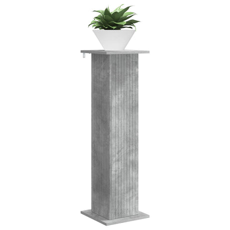 Vidaxl plantenstandaard 2 st betongrijs 30,5 x 30 x 100,5 cm