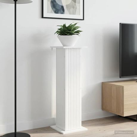 Vidaxl plantenstandaard 2 st hoogglans wit 30,5 x 30 x 100,5 cm