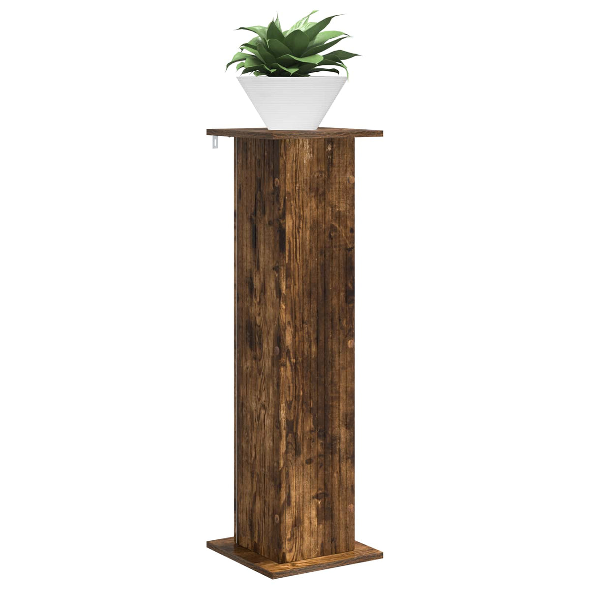Vidaxl plantenstandaard gerookt eiken 30,5 x 30 x 100,5 cm