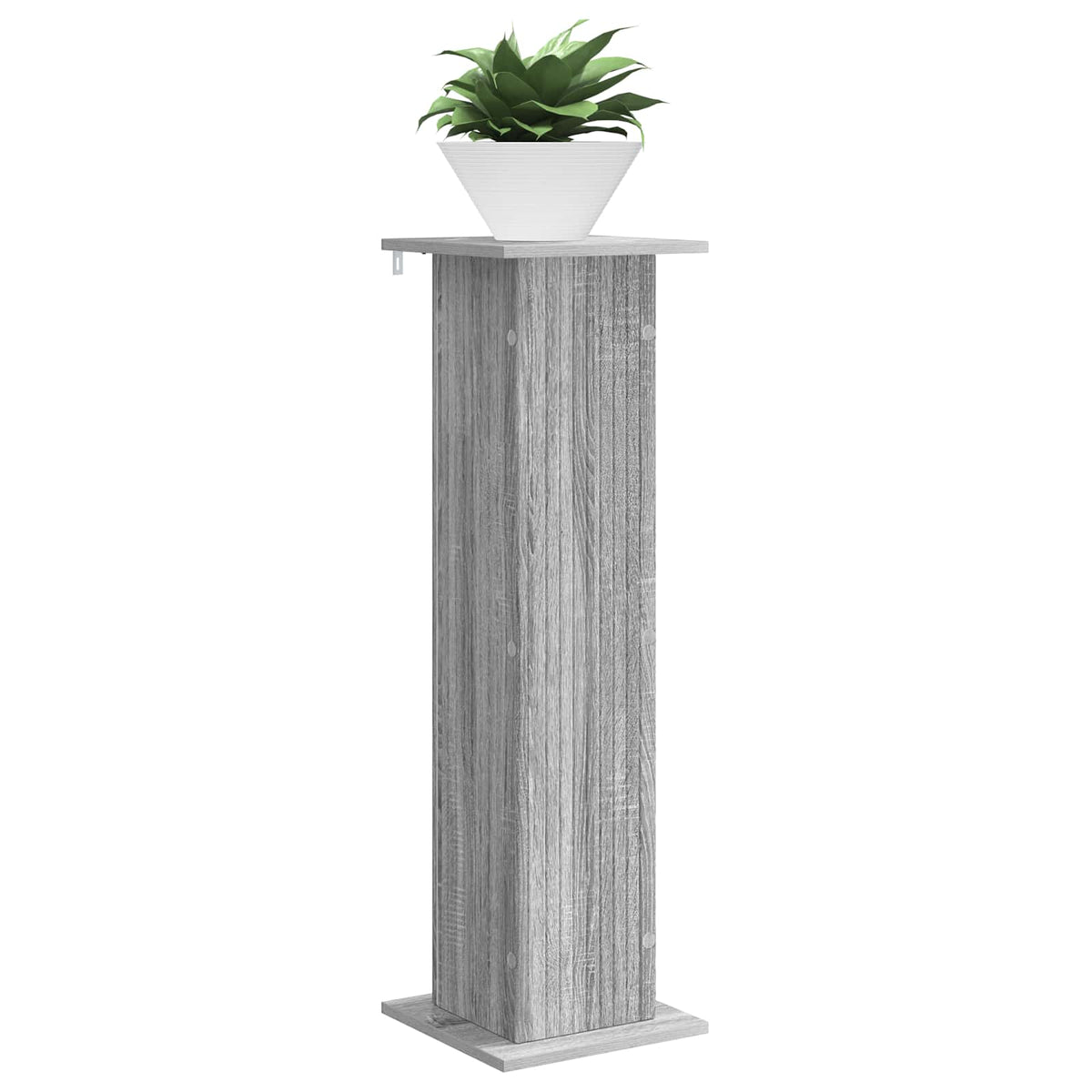 Vidaxl plantenstandaard 2 st grijs sonoma 30,5 x 30 x 100,5 cm