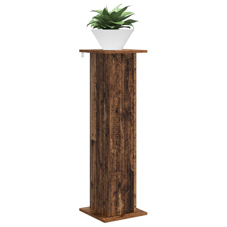 Vidaxl plantenstandaard 2 st oud hout 30,5 x 30 x 100,5 cm