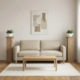 Vidaxl plantenstandaard 2 st artisanaal eiken 30,5 x 30 x 100,5 cm