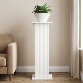 Vidaxl plantenstandaard wit 30,5 x 30 x 80,5 cm bewerkt hout