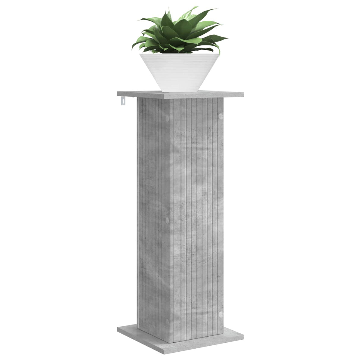 Vidaxl plantenstandaard 2 st betongrijs 30,5 x 30 x 80,5 cm