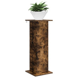 Vidaxl plantenstandaard 2 st gerookt eiken 30,5 x 30 x 80,5 cm