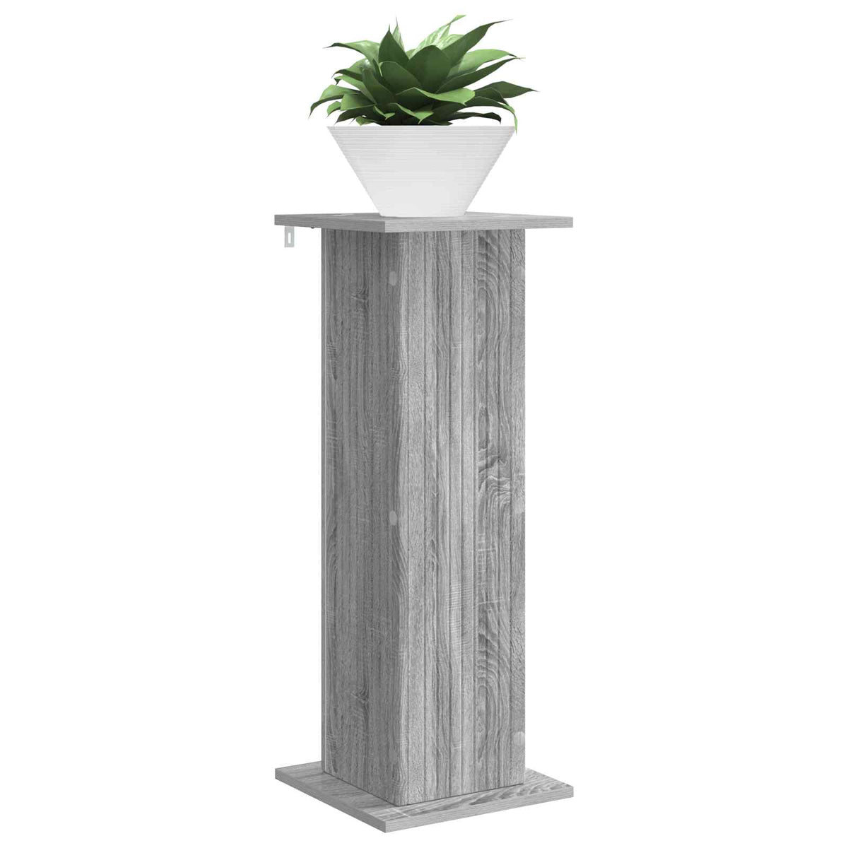 Vidaxl plantenstandaard 2 st grijs sonoma 30,5 x 30 x 80,5 cm