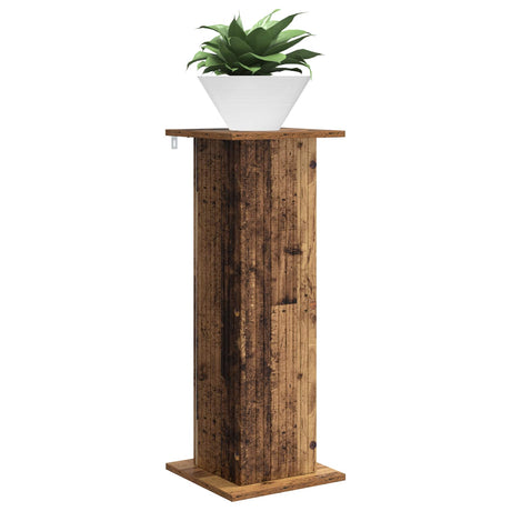 Vidaxl plantenstandaard oud hout 30,5 x 30 x 80,5 cm bewerkt hout