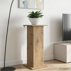 Vidaxl plantenstandaard artisanaal eiken 30,5 x 30 x 80,5 cm