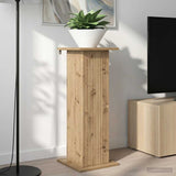 Vidaxl plantenstandaard 2 st artisanaal eiken 30,5 x 30 x 80,5 cm