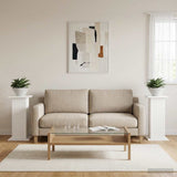 Vidaxl plantenstandaard 2 st wit 30,5 x 30 x 60,5 cm bewerkt hout