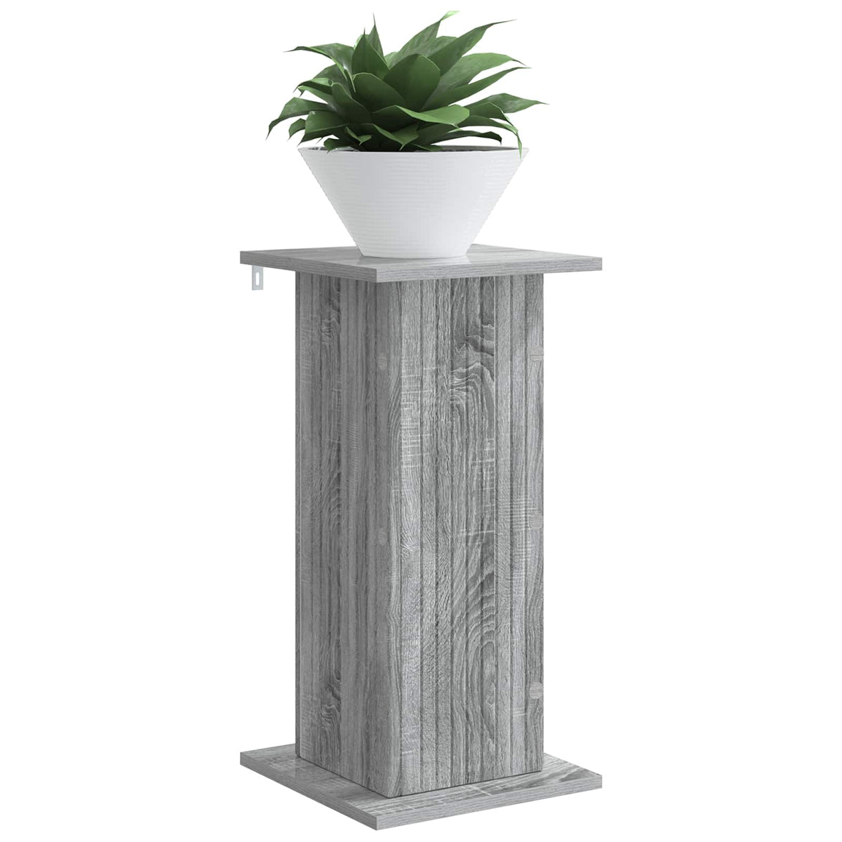 Vidaxl plantenstandaard grijs sonoma 30,5 x 30 x 60,5 cm bewerkt hout