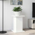 Vidaxl plantenstandaard wit 30,5 x 30 x 43 cm bewerkt hout