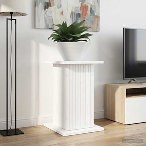 Vidaxl plantenstandaard 2 st wit 30,5 x 30 x 43 cm bewerkt hout